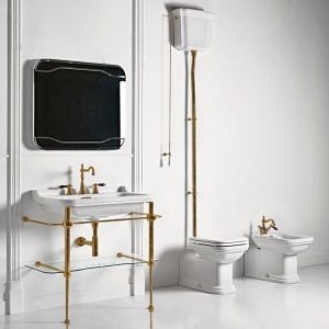 Консоль для раковину Kerasan Waldorf 9197K2 золото