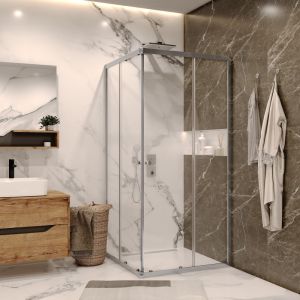 Душевой уголок Grossman Solis GR-8080So 80x80см хром/прозрачное