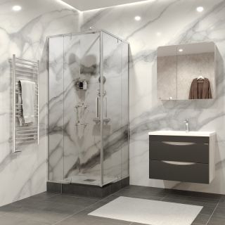 Душевой уголок Grossman Forta GR-8080Fo 80x80см хром/прозрачное