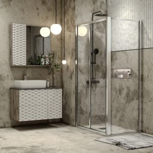 Душевой уголок Grossman Alba GR-1280Al 120x80см хром/прозрачное