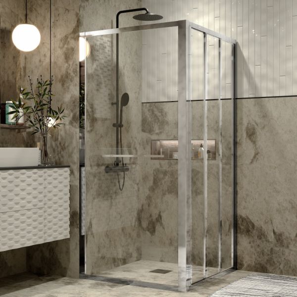 Душевой уголок Grossman Alba1 GR-9090Al1 90x90см хром/прозрачное Душевой уголок Grossman Alba1 GR-9090Al1 90x90см хром/прозрачное