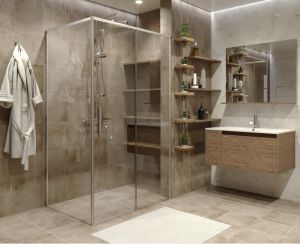 Душевой уголок Grossman Fly1 GR-D100-P90Fl1 100x90см хром/прозрачное