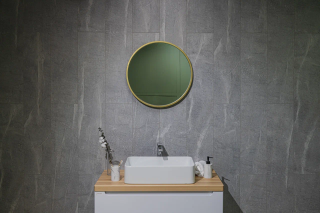 Зеркало Dreja Miro 99.2043 70 см золото