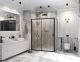 Душевой уголок Ambassador Forsa 17021222AB-120AB 160x120см чёрный/прозрачное