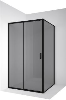 Душевой уголок Ambassador Forsa 17022216ABB-110ABB 100x110см чёрный/тонированное