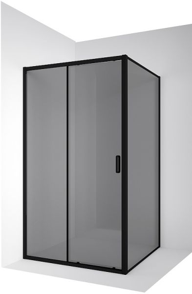 Душевой уголок Ambassador Forsa 17022219ABB-90ABB 130x90см чёрный/тонированное