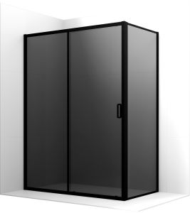 Душевой уголок Ambassador Forsa 17022220ABB-90ABB 140x90см чёрный/тонированное