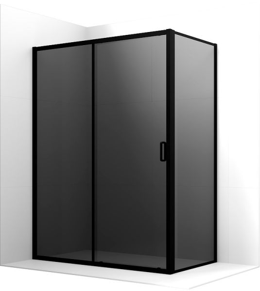 Душевой уголок Ambassador Forsa 17022222ABB-110ABB 160x110см чёрный/тонированное