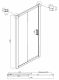 Душевой уголок Ambassador Forsa 17022220ABB-100ABB 140x100см чёрный/тонированное
