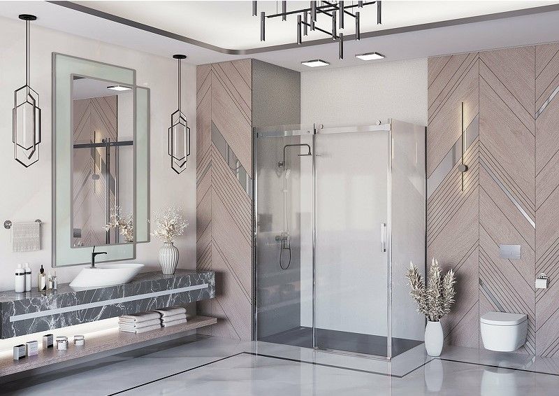 Душевой уголок Ambassador Benefit 19021101HX-100HX 120x100см хром/прозрачное