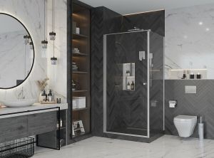 Боковая стенка Ambassador Elysium 80CX 80см хром/прозрачное