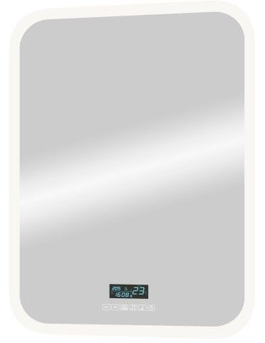 Зеркало с подсветкой Continent Glamour ЗЛП451 с музыкальным блоком и подогревом 70см