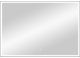 Зеркало с подсветкой Continent Frame Black ЗЛП2305 с сенсорным выключателем 90см чёрный