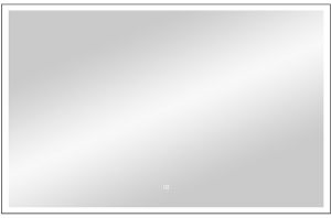 Зеркало с подсветкой Continent Frame Black ЗЛП589 с сенсорным выключателем 100см чёрный