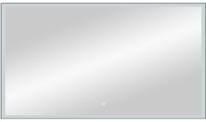 Зеркало с подсветкой Continent Frame Black ЗЛП1177 с сенсорным выключателем 120см чёрный