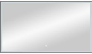 Зеркало с подсветкой Continent Frame Black ЗЛП1177 с сенсорным выключателем 120см чёрный Зеркало с подсветкой Continent Frame Black ЗЛП1177 с сенсорным выключателем 120см чёрный