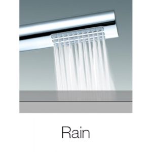 Душевая лейка Bossini Slim-Rain B00253.073 чёрный матовый