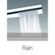 Душевая лейка Bossini Slim-Rain B00253.073 чёрный матовый