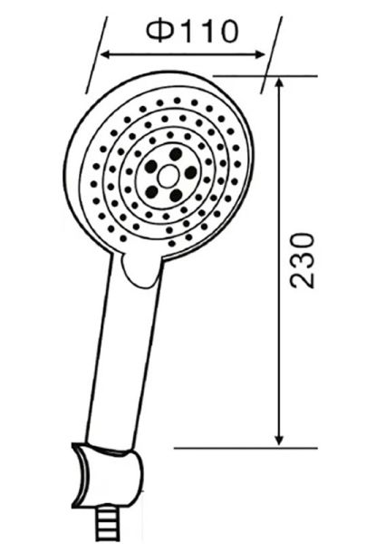 Orange Style LM53b душевой набор, цвет черный