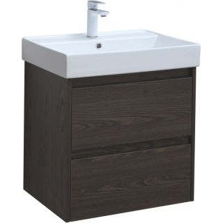 Тумба под раковину Aquanet Nova Lite 287894 60 см дуб чёрный