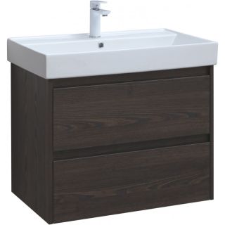 Тумба под раковину Aquanet Nova Lite 287895 75 см дуб чёрный