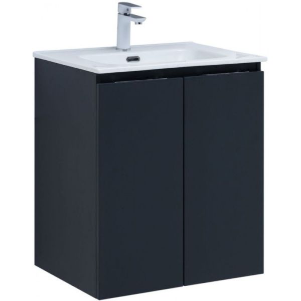Тумба под раковину Aquanet Алвита New 277523 60 см антрацит