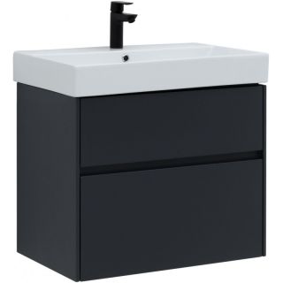 Тумба под раковину Aquanet Бруклин 310141 70 см антрацит матовый