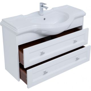 Тумба под раковину Aquanet Монте 303998 85 см белый матовый