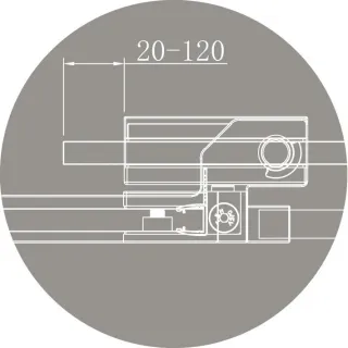 Душевой уголок Cezares Slider SLIDER-AH-1-100-80/90-C-Cr 80/90x100 см профиль хром стекло прозрачное