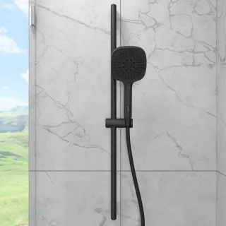 Душевой гарнитур VitrA Core Square (Кор Скуэр) A4591736EXP чёрный матовый