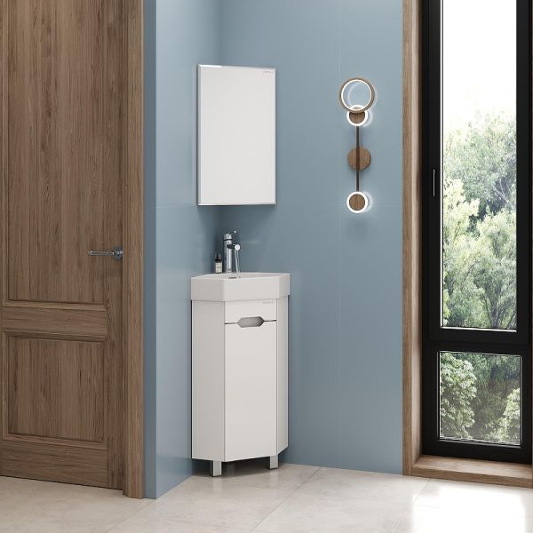 Тумба под раковину напольная Onika Айленд 103501 35 см белый