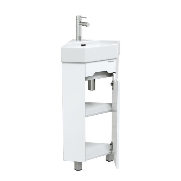 Тумба под раковину напольная Onika Айленд 103501 35 см белый