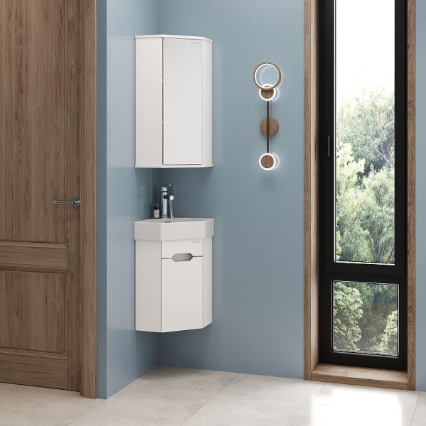 Тумба под раковину подвесная Onika Айленд 103502 35 см белый