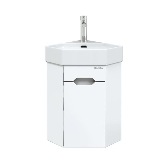 Тумба под раковину подвесная Onika Айленд 103502 35 см белый