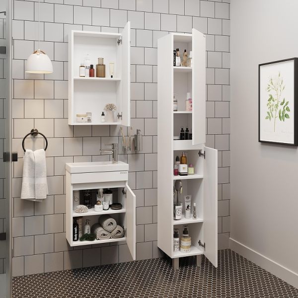 Тумба под раковину подвесная Onika Милтон 104513 45 см белый