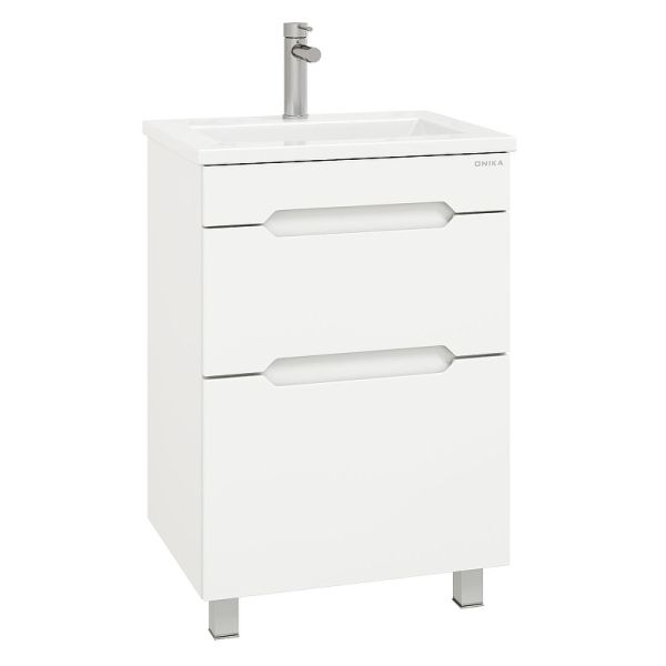 Тумба под раковину напольная Onika Айленд 105039 50 см белый