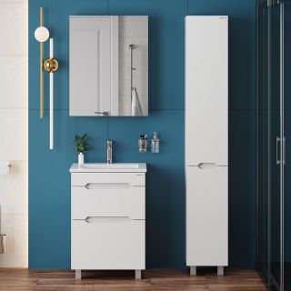 Тумба под раковину напольная Onika Айленд 106155 60 см белый