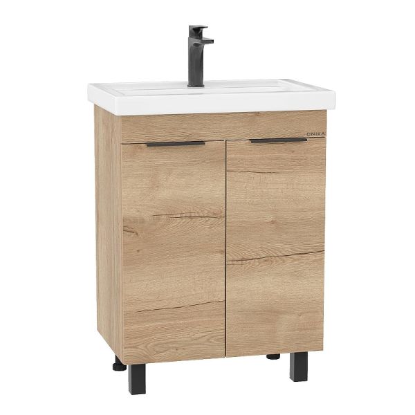 Тумба под раковину напольная Onika Легран 106159 60 см дуб галифакс