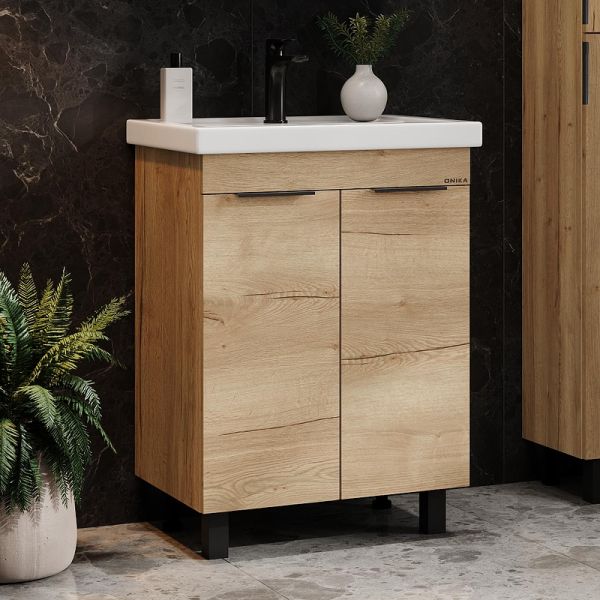 Тумба под раковину напольная Onika Легран 105040 50 см дуб галифакс