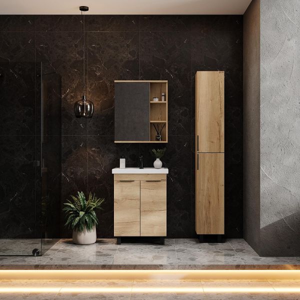 Тумба под раковину напольная Onika Легран 106159 60 см дуб галифакс