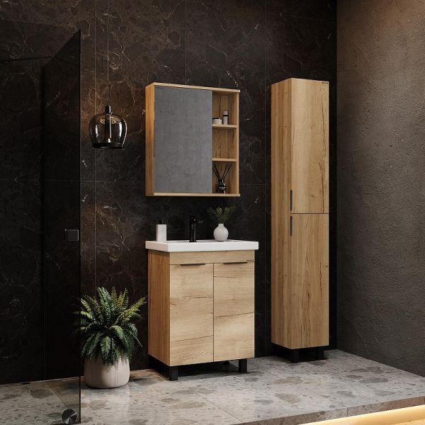 Тумба под раковину напольная Onika Легран 106159 60 см дуб галифакс