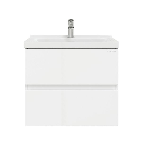 Тумба под раковину подвесная Onika Эвада 107061 70 см белый