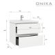 Тумба под раковину подвесная Onika Эвада 107061 70 см белый