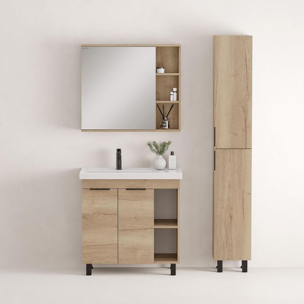 Тумба под раковину напольная Onika Легран 108063 80 см дуб галифакс