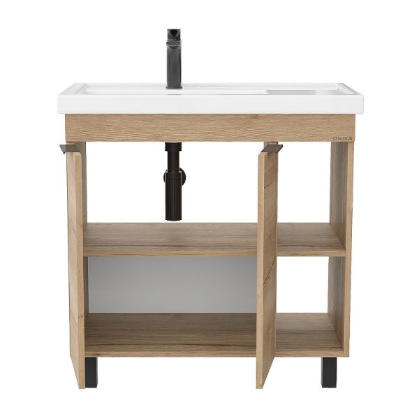 Тумба под раковину напольная Onika Легран 108063 80 см дуб галифакс