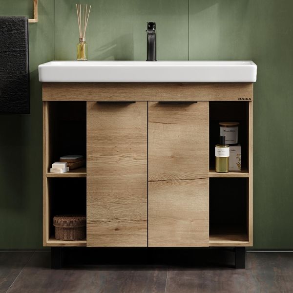 Тумба под раковину напольная Onika Легран 109031 90 см дуб галифакс
