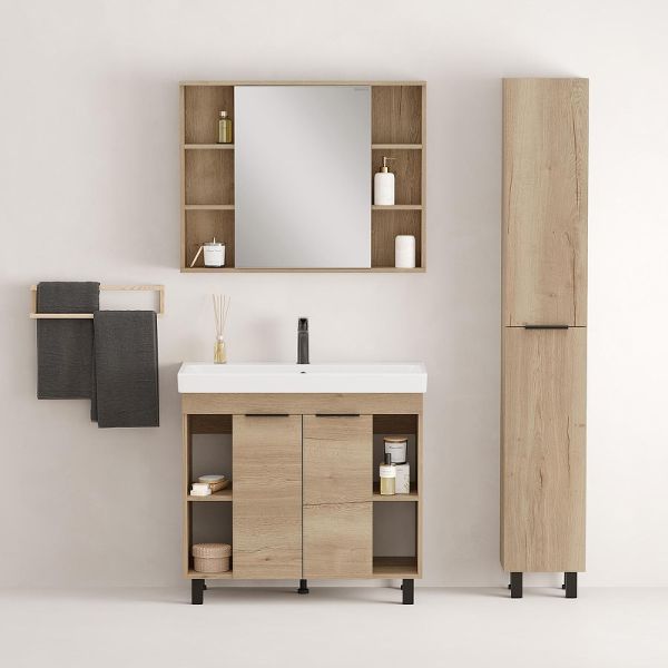 Тумба под раковину напольная Onika Легран 109031 90 см дуб галифакс