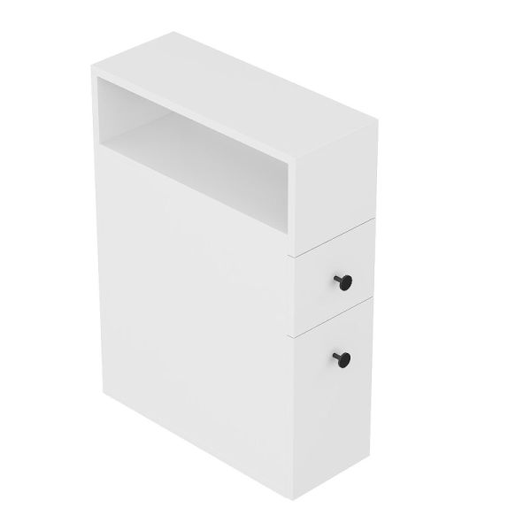 Шкаф-пенал напольный Onika Кроун 402001 20 см белый