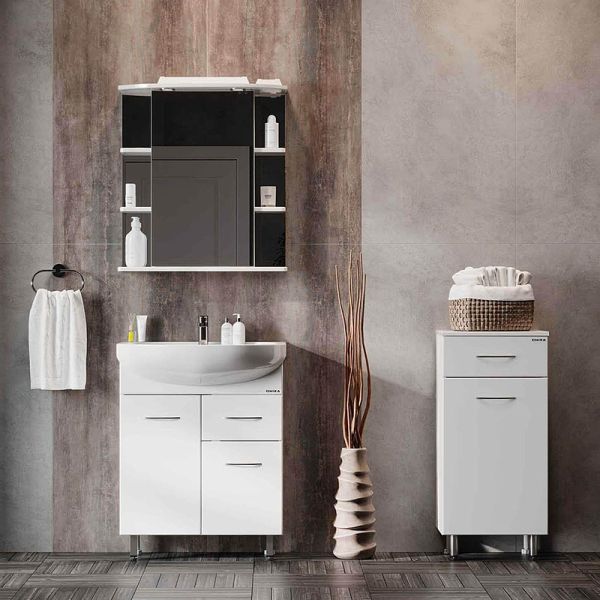 Полупенал напольный Onika Каприз 404013 40 см белый