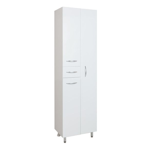 Пенал напольный Onika Модерн 405209 с бельевой корзиной 52 см белый